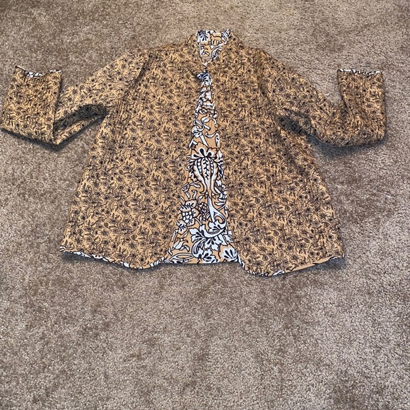 Floral reversible blazer - Picture 1 of 5
